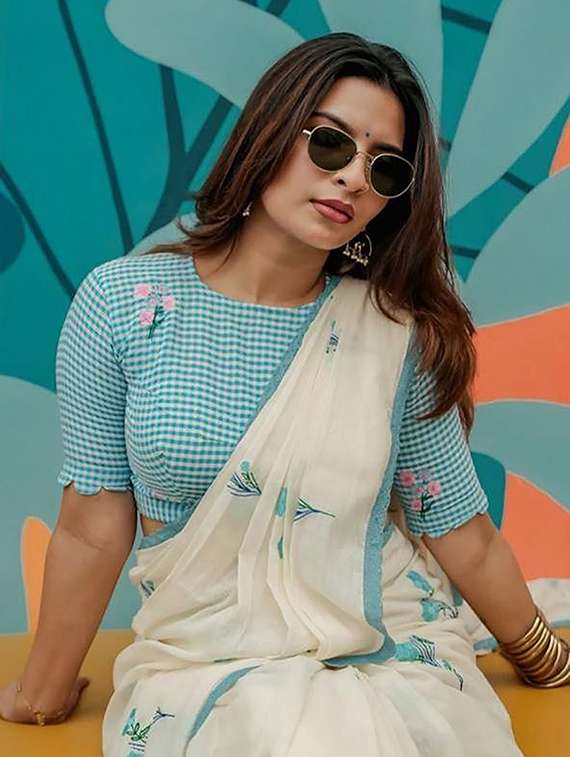 women printed casual wear saree - 22566696 -  Standard Image - 1