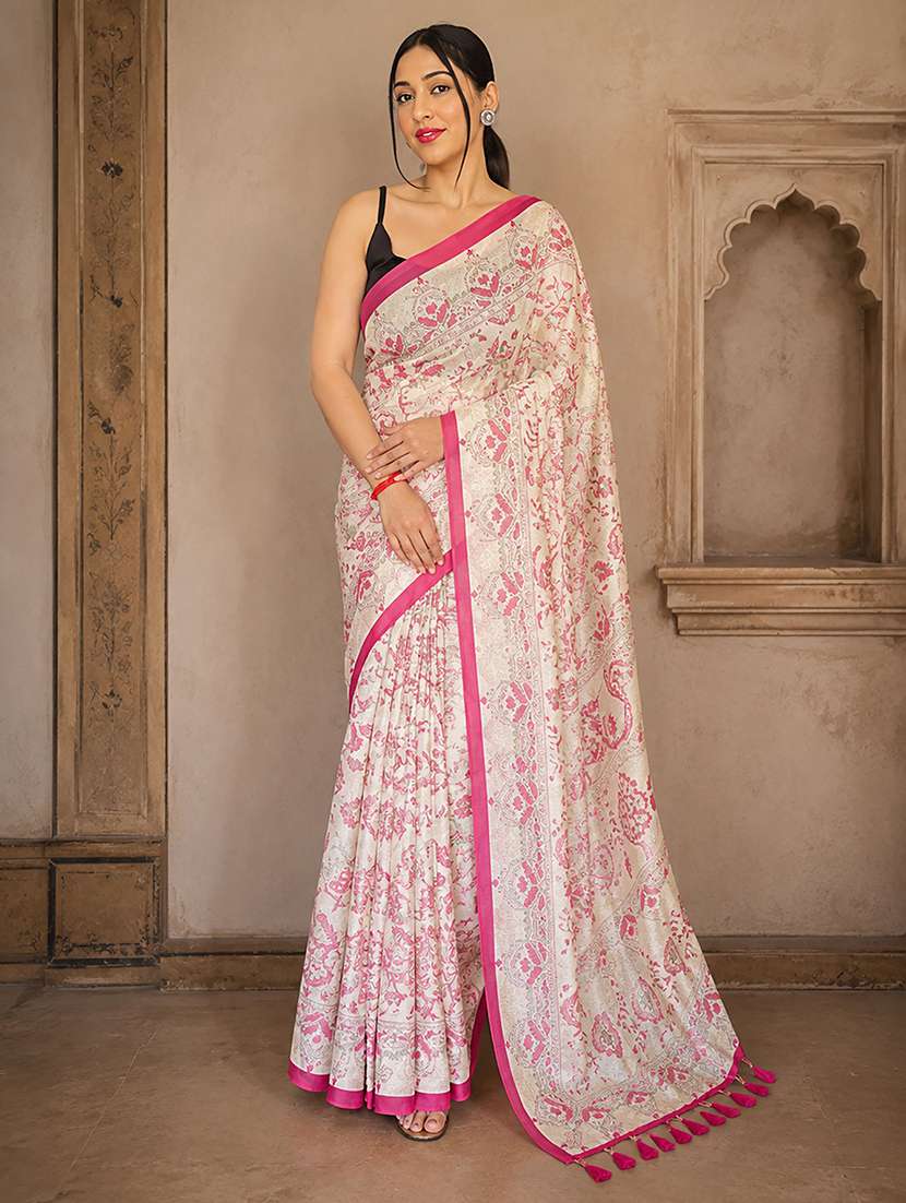 women printed casual wear saree - 22566747 -  Standard Image - 1