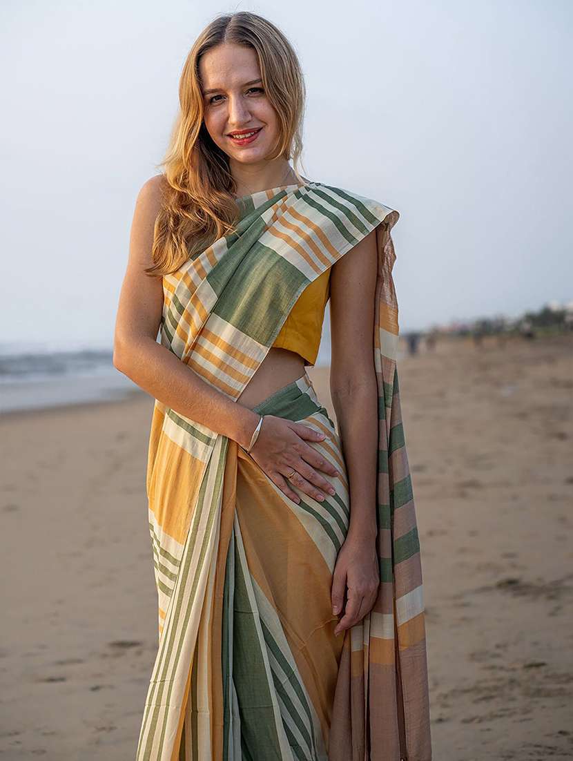 women printed casual wear saree - 22566800 -  Standard Image - 1