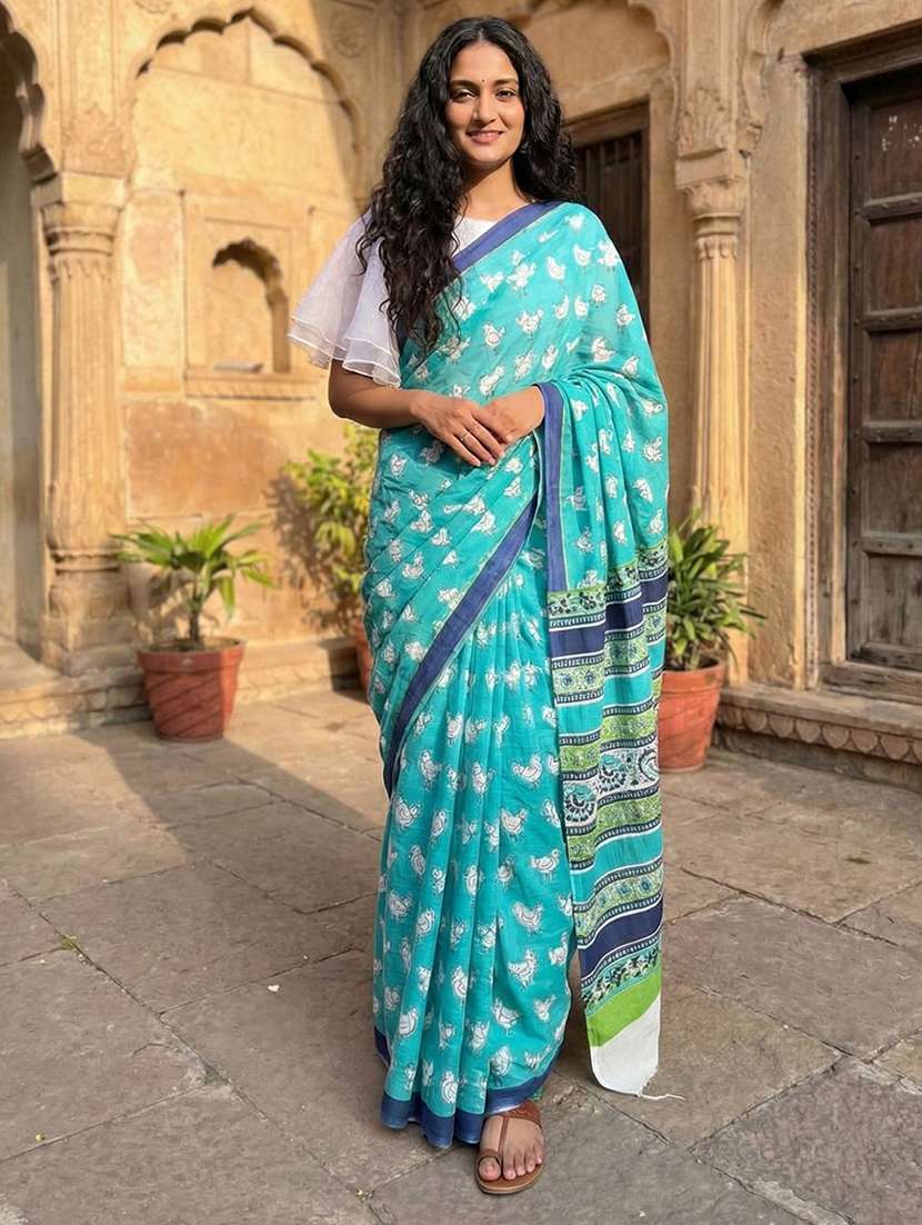 women printed casual wear saree - 22566907 -  Standard Image - 4