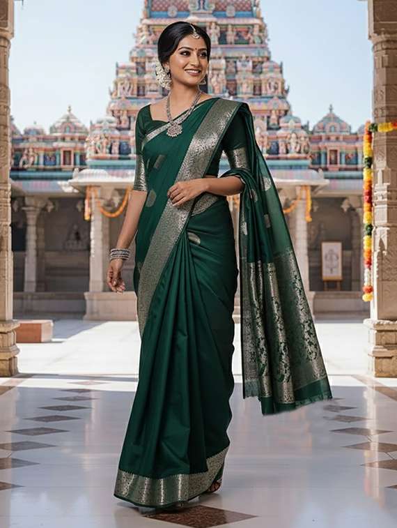 women self design banarasi saree