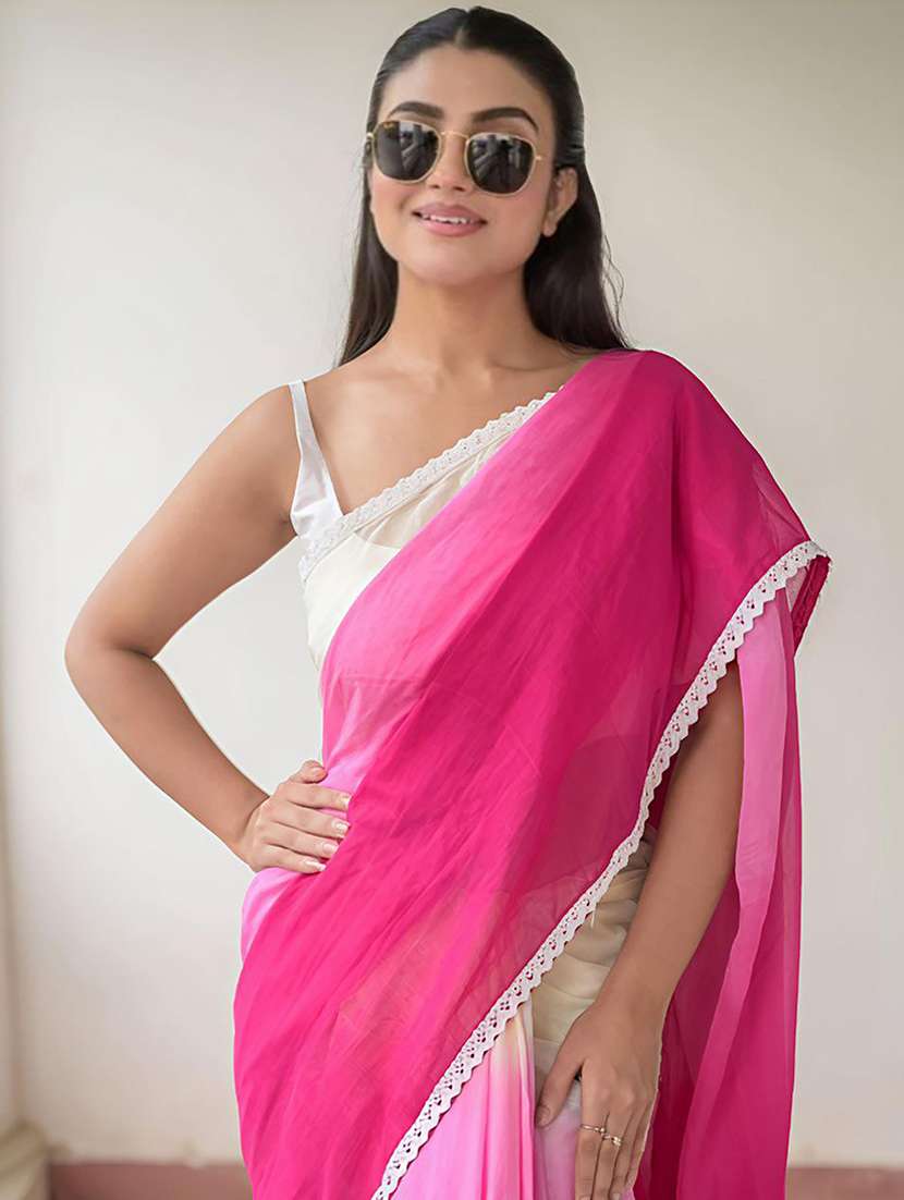 Women Printed Casual Wear Saree - 22567025 -  Standard Image - 1