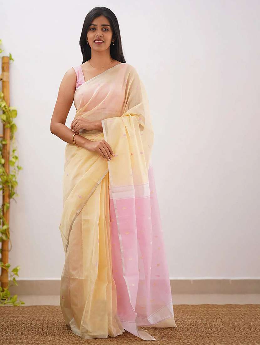 women self design handloom saree with blouse - 22567109 -  Standard Image - 1