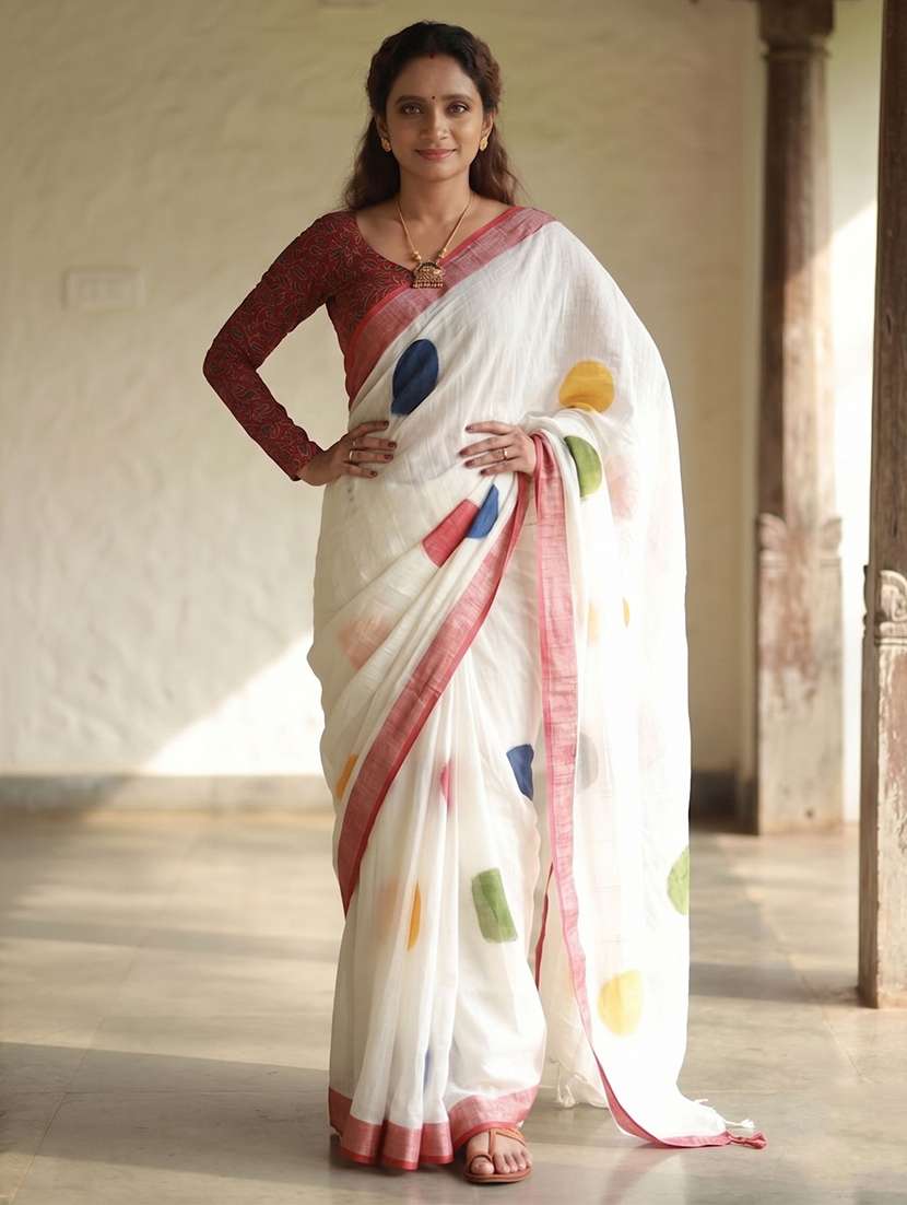 women printed casual wear saree - 22567159 -  Standard Image - 1