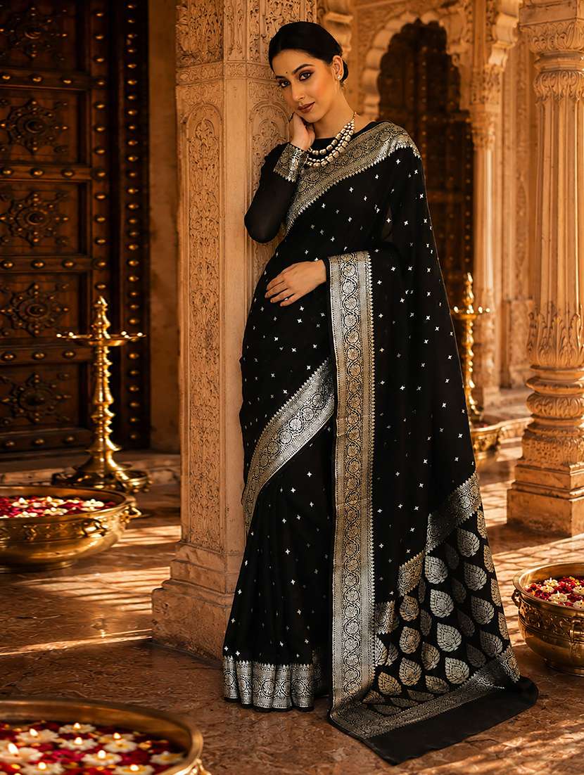 women self design banarasi saree - 22567200 -  Standard Image - 1