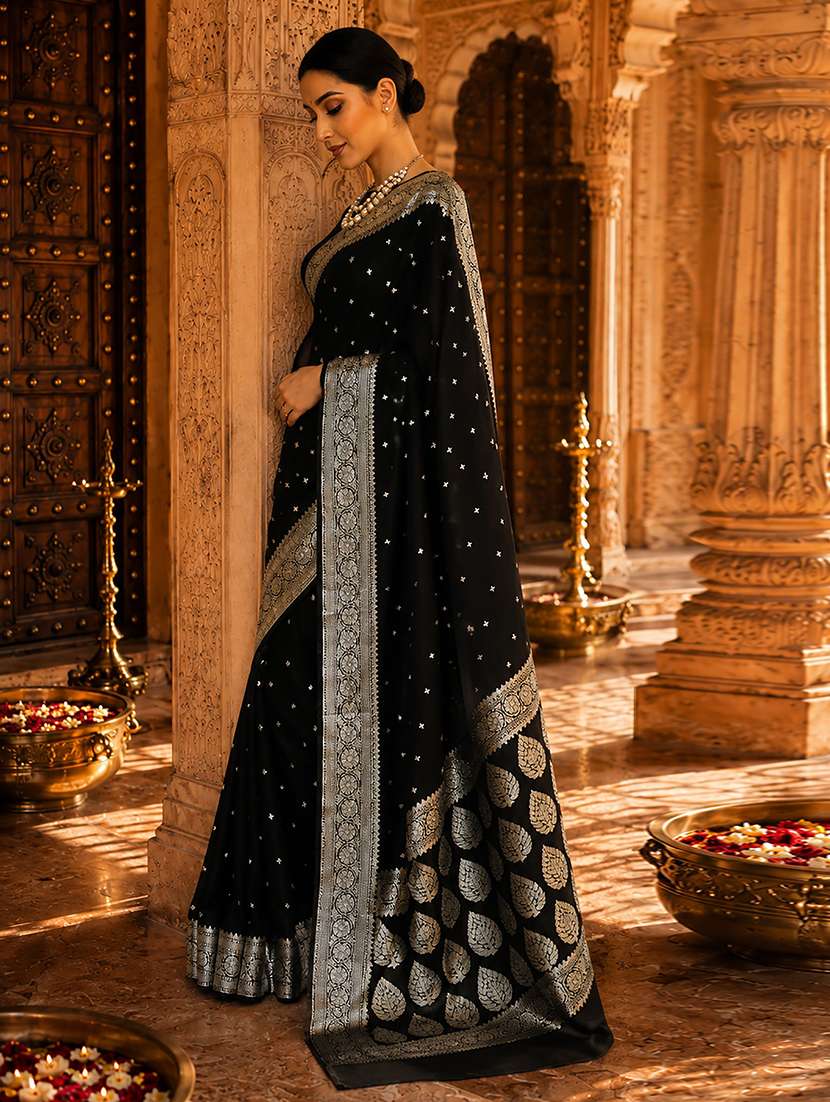 women self design banarasi saree - 22567200 -  Standard Image - 4