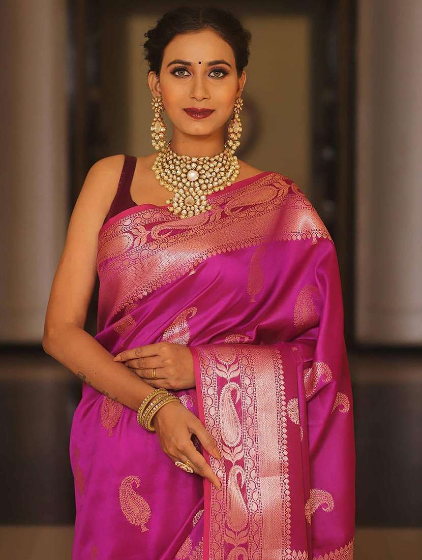 women self design banarasi saree - 22567201 -  Standard Image - 1