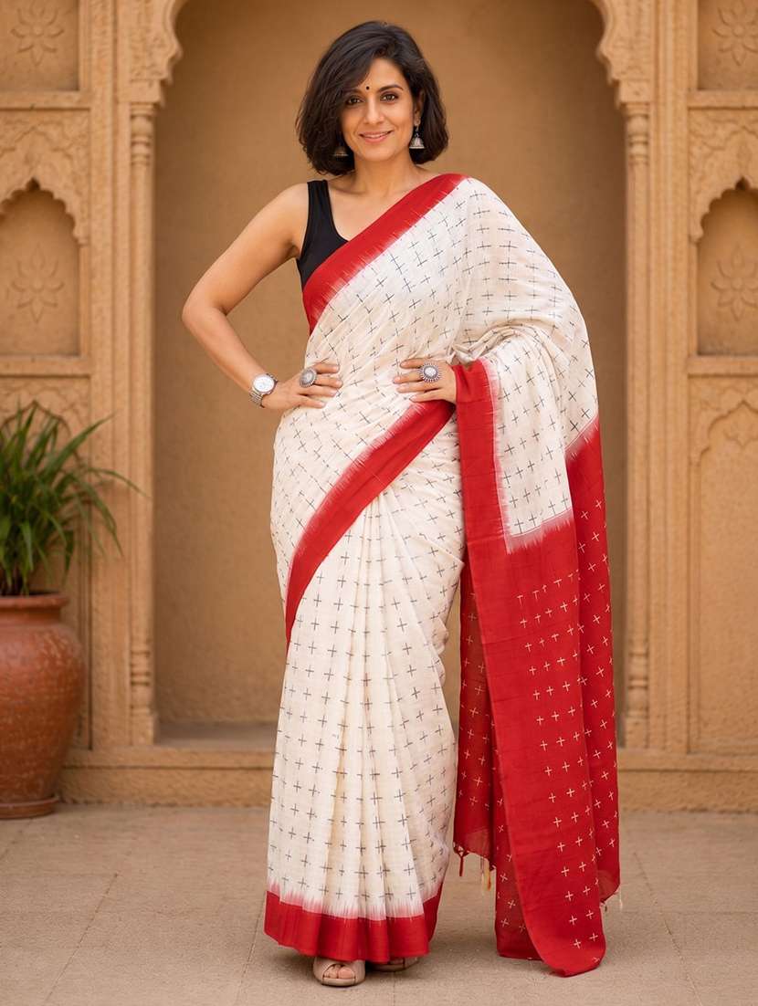 women printed casual wear saree - 22567208 -  Standard Image - 1