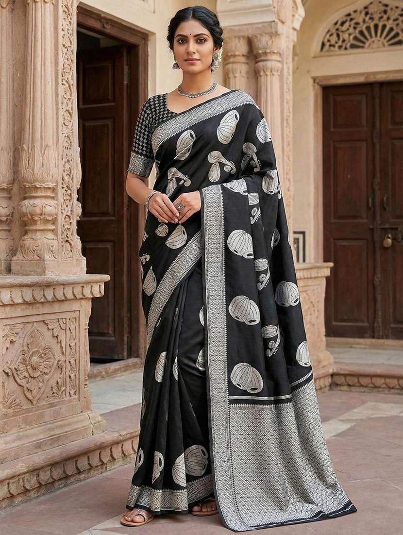 Women Self Design Banarasi Saree - 22567239 -  Standard Image - 1