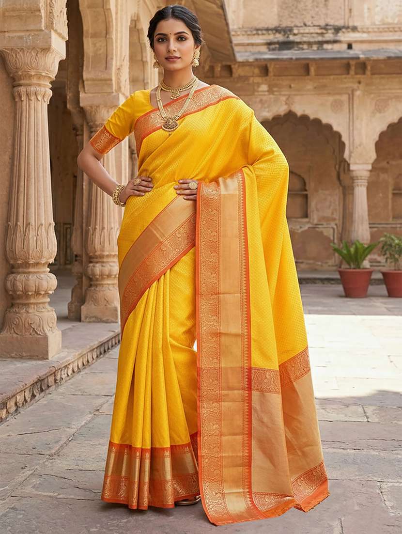 women self design banarasi saree with blouse - 22567240 -  Standard Image - 1