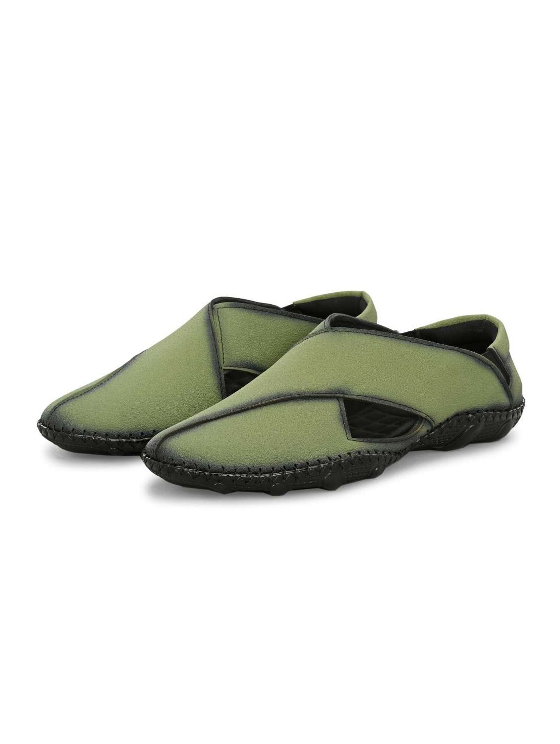 Men Solid Slip On Sandal - 22567299 -  Standard Image - 1