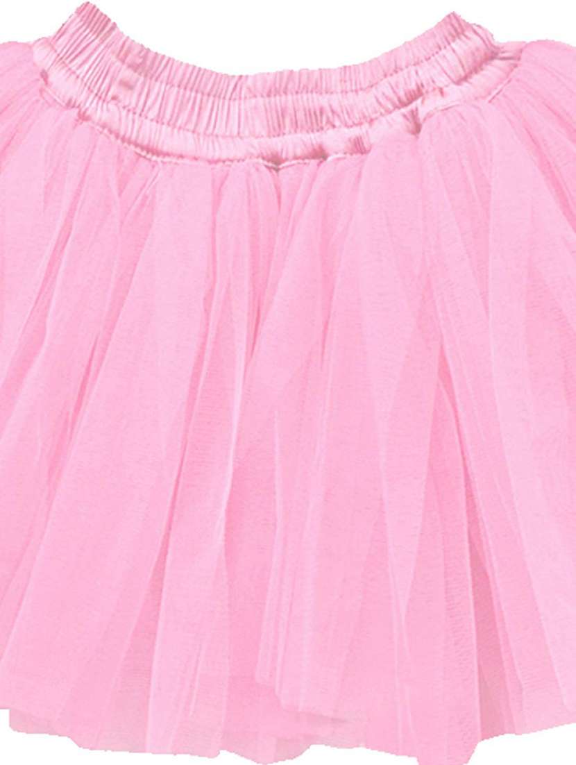 Girls Solid Mid Rise Flared Skirt - 22567401 -  Standard Image - 1