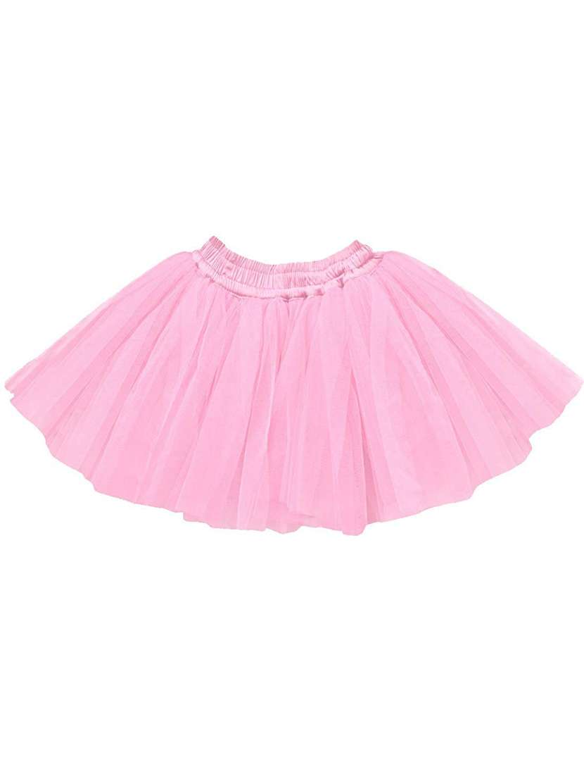 Girls Solid Mid Rise Flared Skirt - 22567401 -  Standard Image - 4
