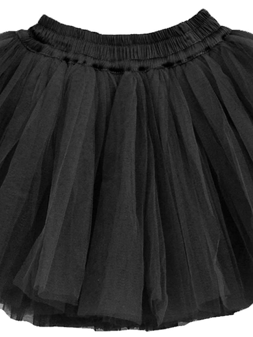 girls solid mid rise flared skirt - 22567402 -  Standard Image - 1