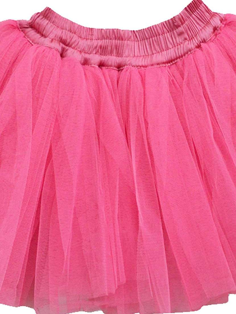 girls solid mid rise flared skirt - 22567403 -  Standard Image - 1