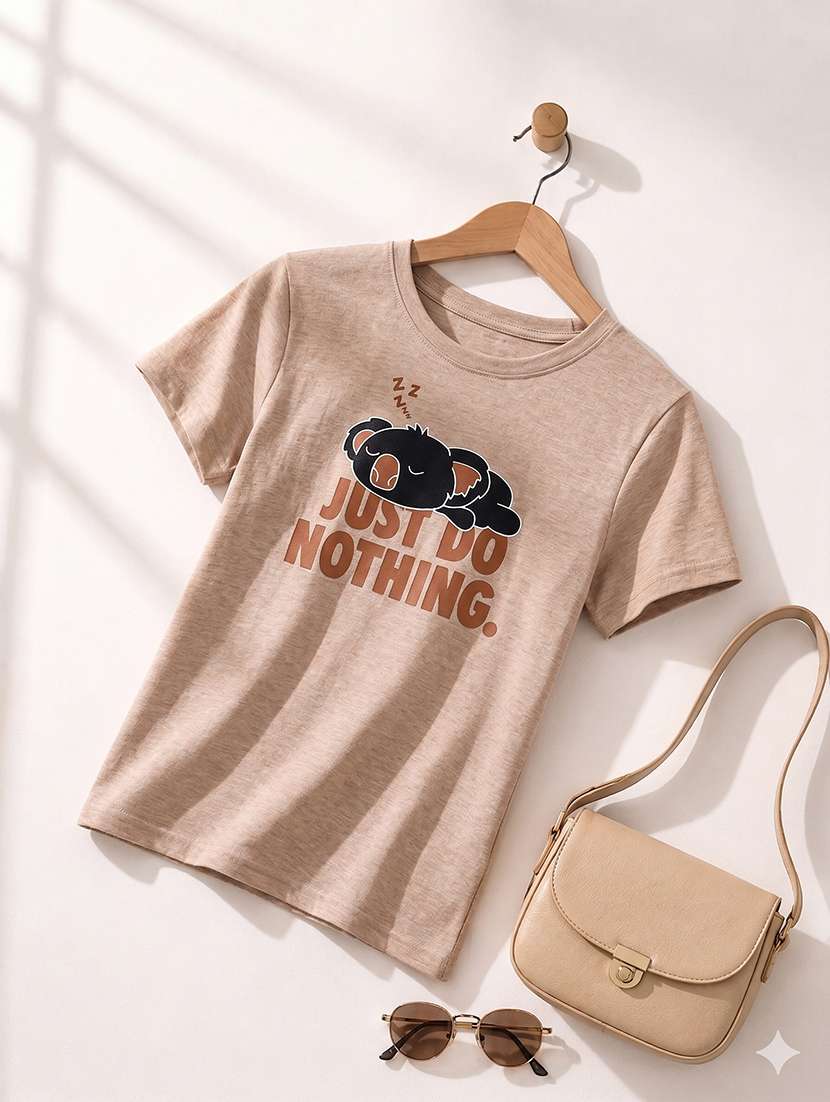 women printed short sleeves regular fit t-shirt - 22567488 -  Standard Image - 4
