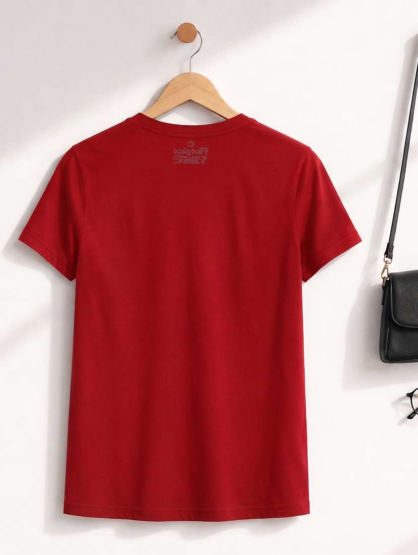 women printed short sleeves regular fit t-shirt - 22567493 -  Standard Image - 4