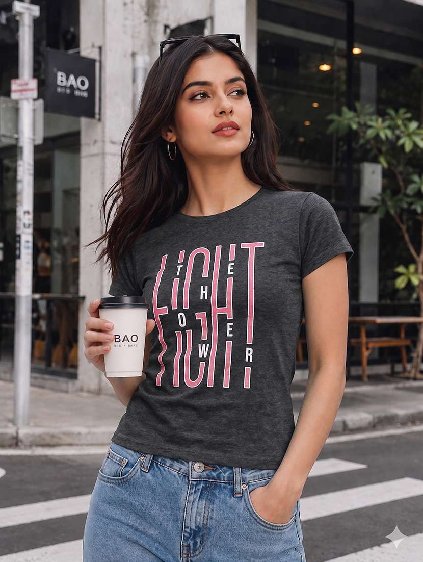 women printed short sleeves regular fit t-shirt - 22567500 -  Standard Image - 1