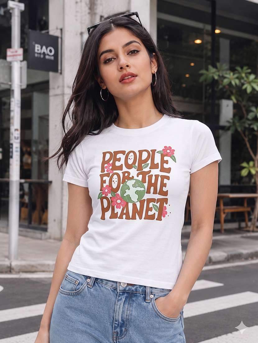 women printed short sleeves regular fit t-shirt - 22567501 -  Standard Image - 1