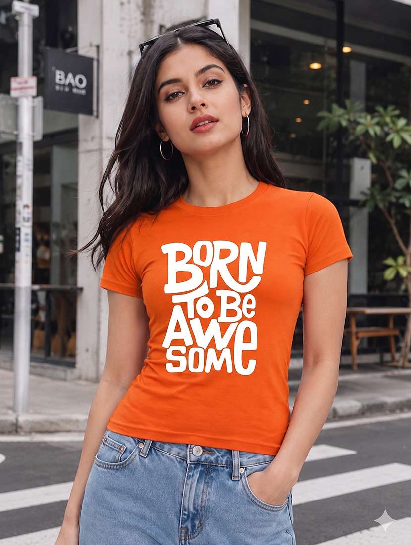 women printed short sleeves regular fit t-shirt - 22567514 -  Standard Image - 1