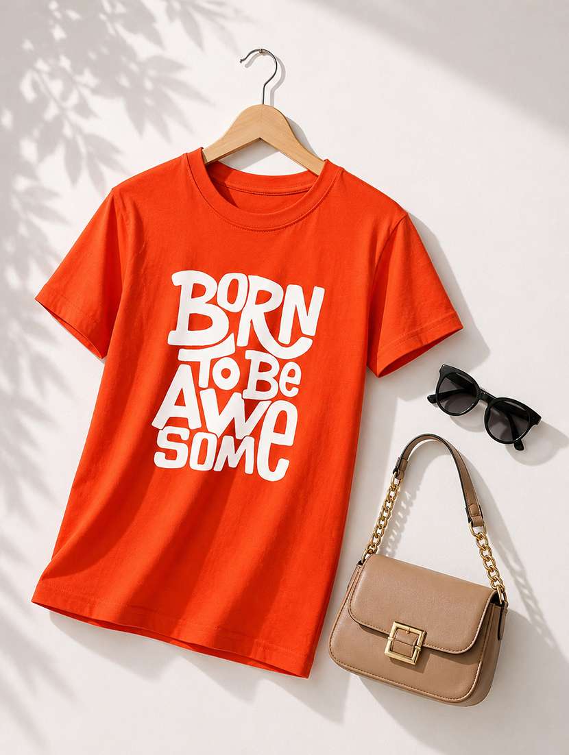 women printed short sleeves regular fit t-shirt - 22567514 -  Standard Image - 4