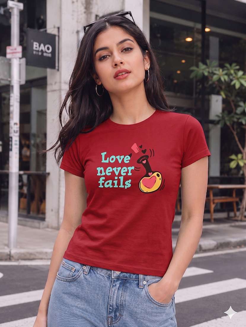 women printed short sleeves regular fit t-shirt - 22567516 -  Standard Image - 1