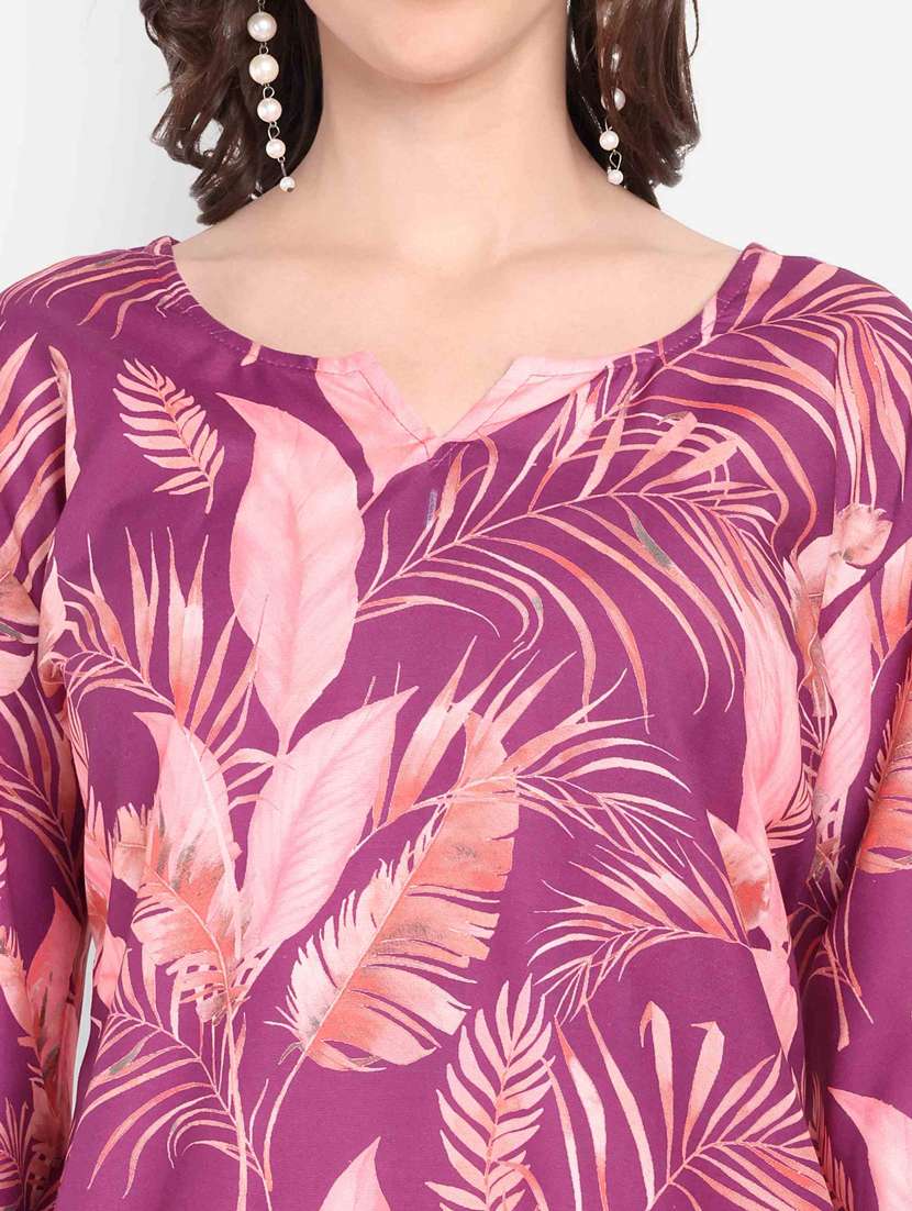 Women Printed Long Sleeves Ethnic Co-ord Set - 22567537 -  Standard Image - 1