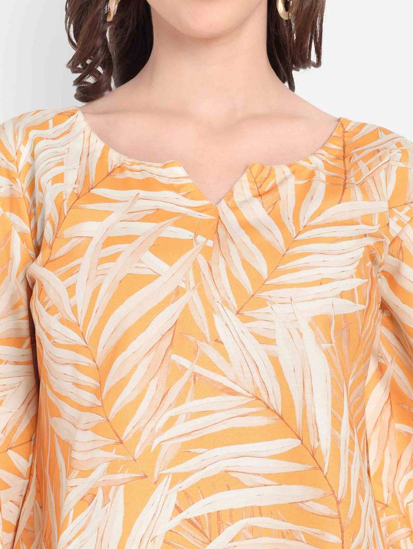 Women Printed Three Quarter Sleeves Ethnic Co-ord Set - 22567539 -  Standard Image - 1