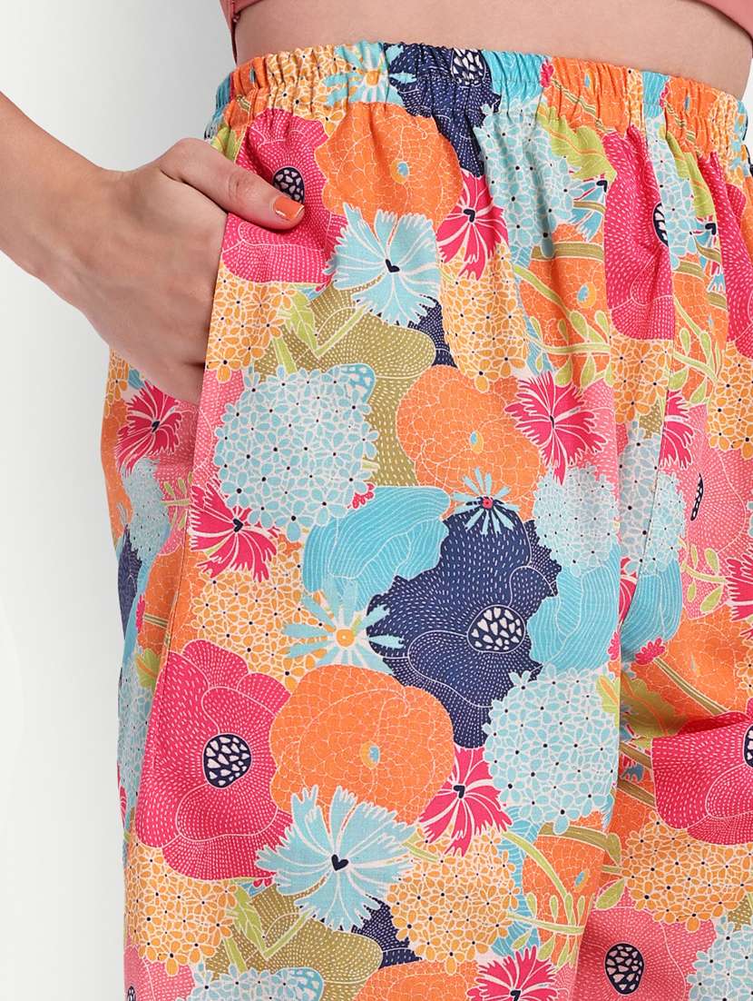 women printed short sleeves shirt and shorts set - 22567592 -  Standard Image - 4