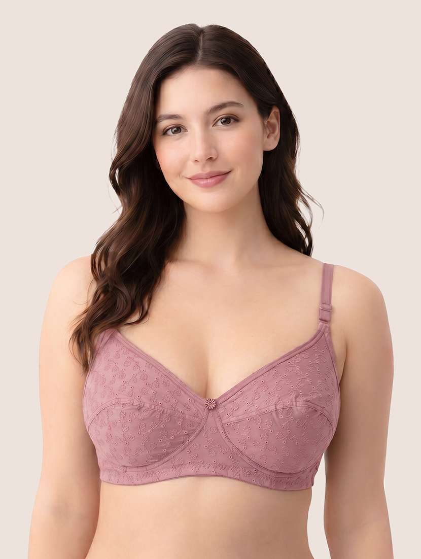 women pack of 2 embroidered full coverage regular bra - 22567622 -  Standard Image - 1