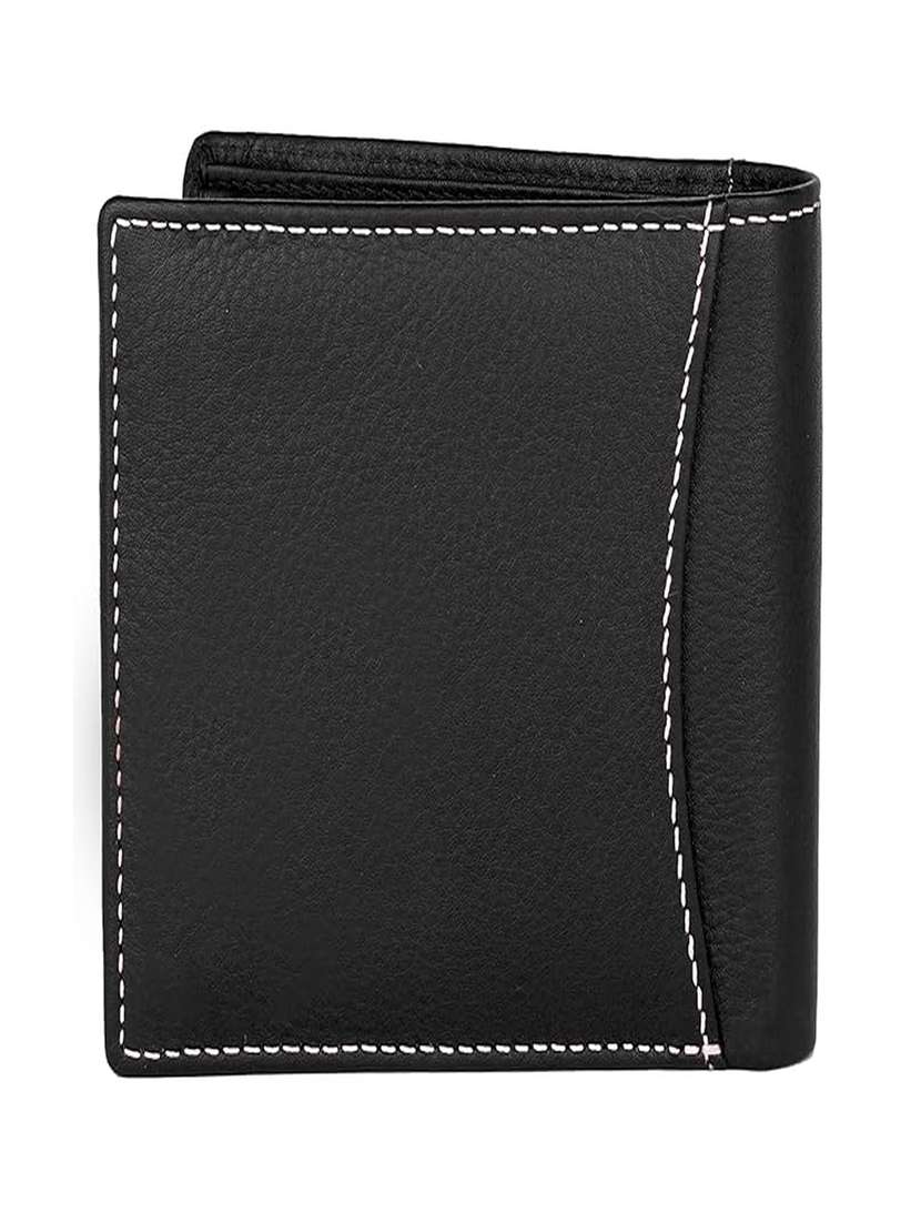 genuine leather bi-fold wallet with multiple card slots - 22567761 -  Standard Image - 4