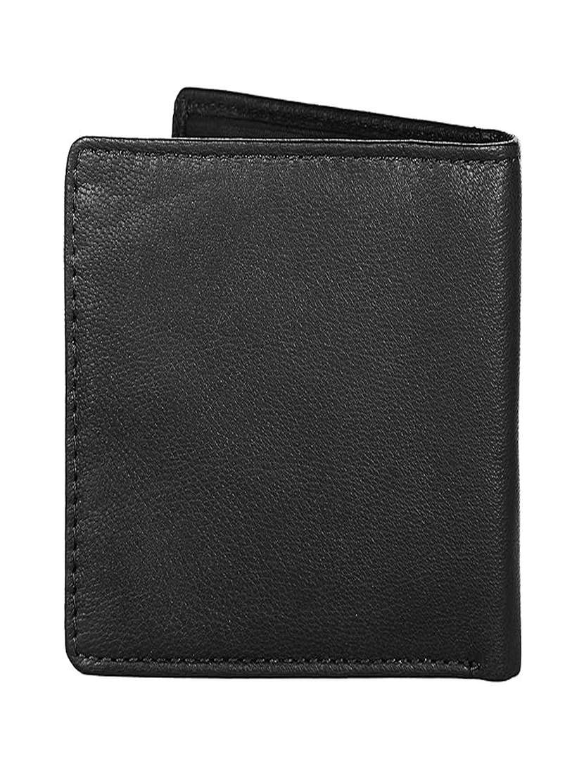 black leather bi-fold wallet with card slots - 22567779 -  Standard Image - 1