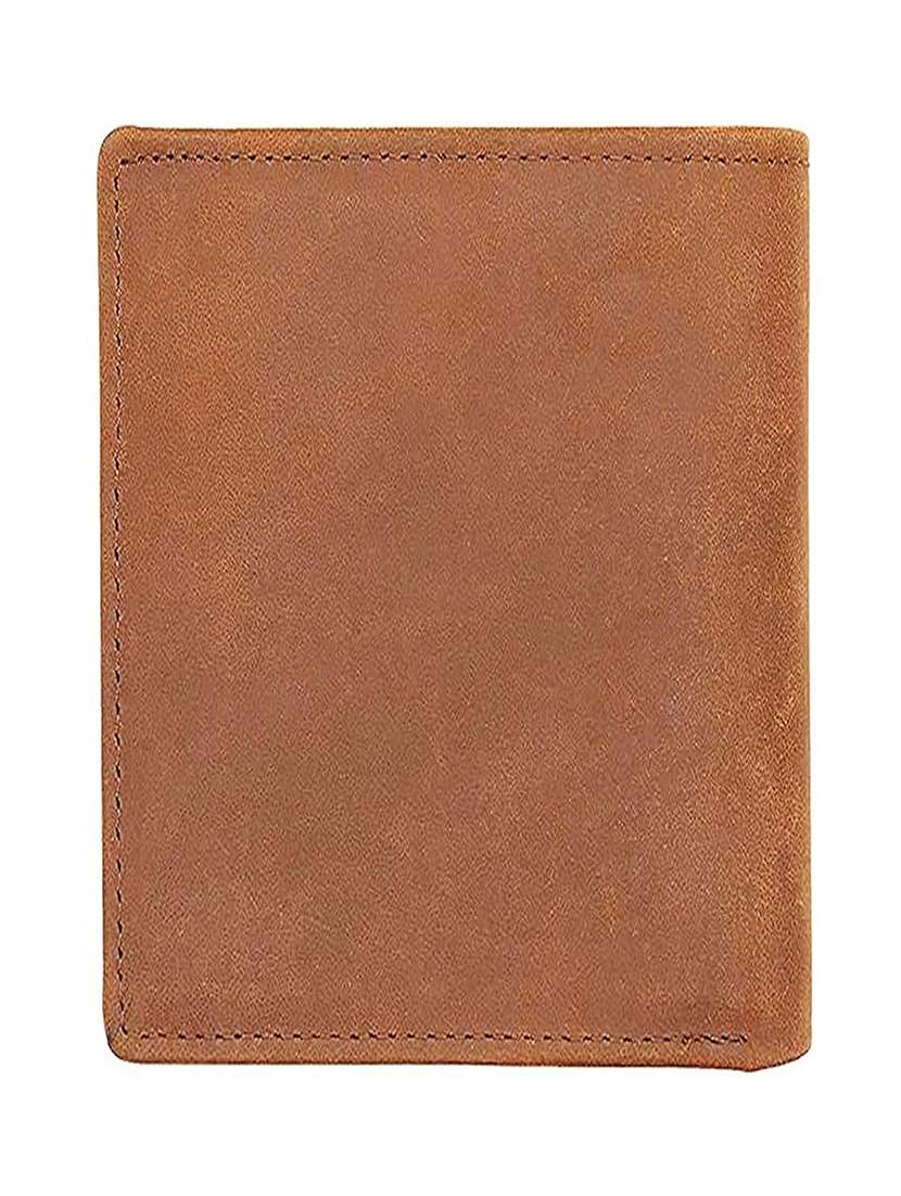 tan leather wallet with stag print - 22567783 -  Standard Image - 1