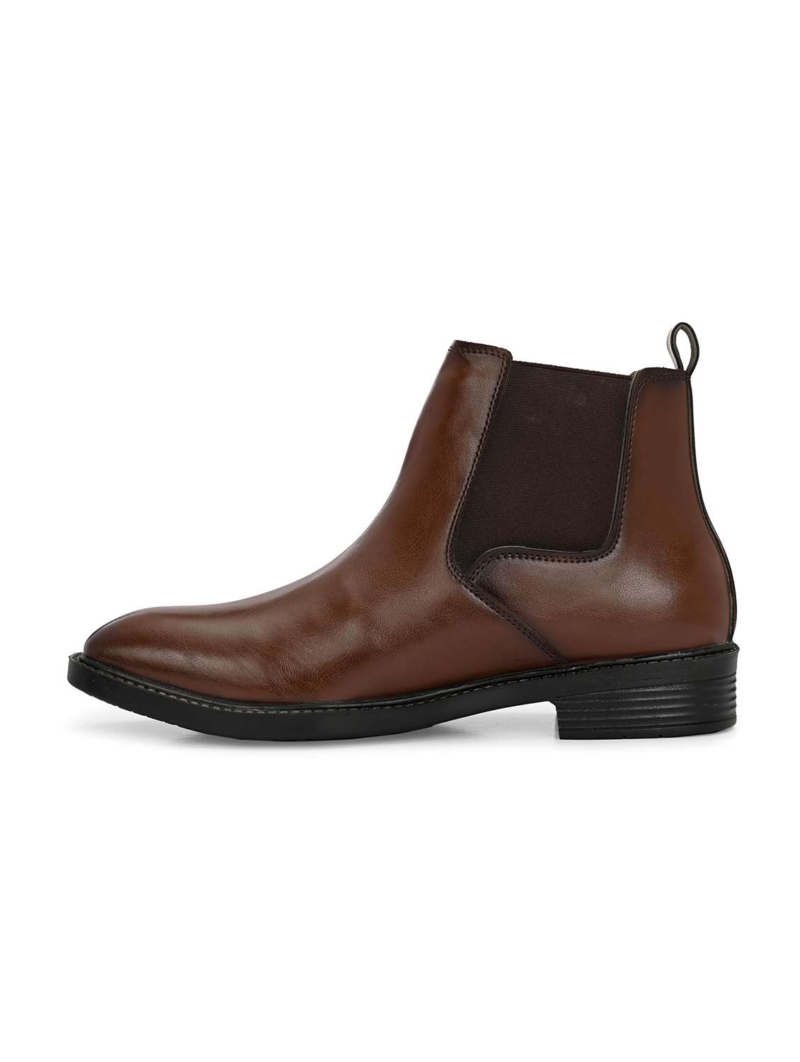 Men Solid Slip On Chelsea Boot - 22567813 -  Standard Image - 4