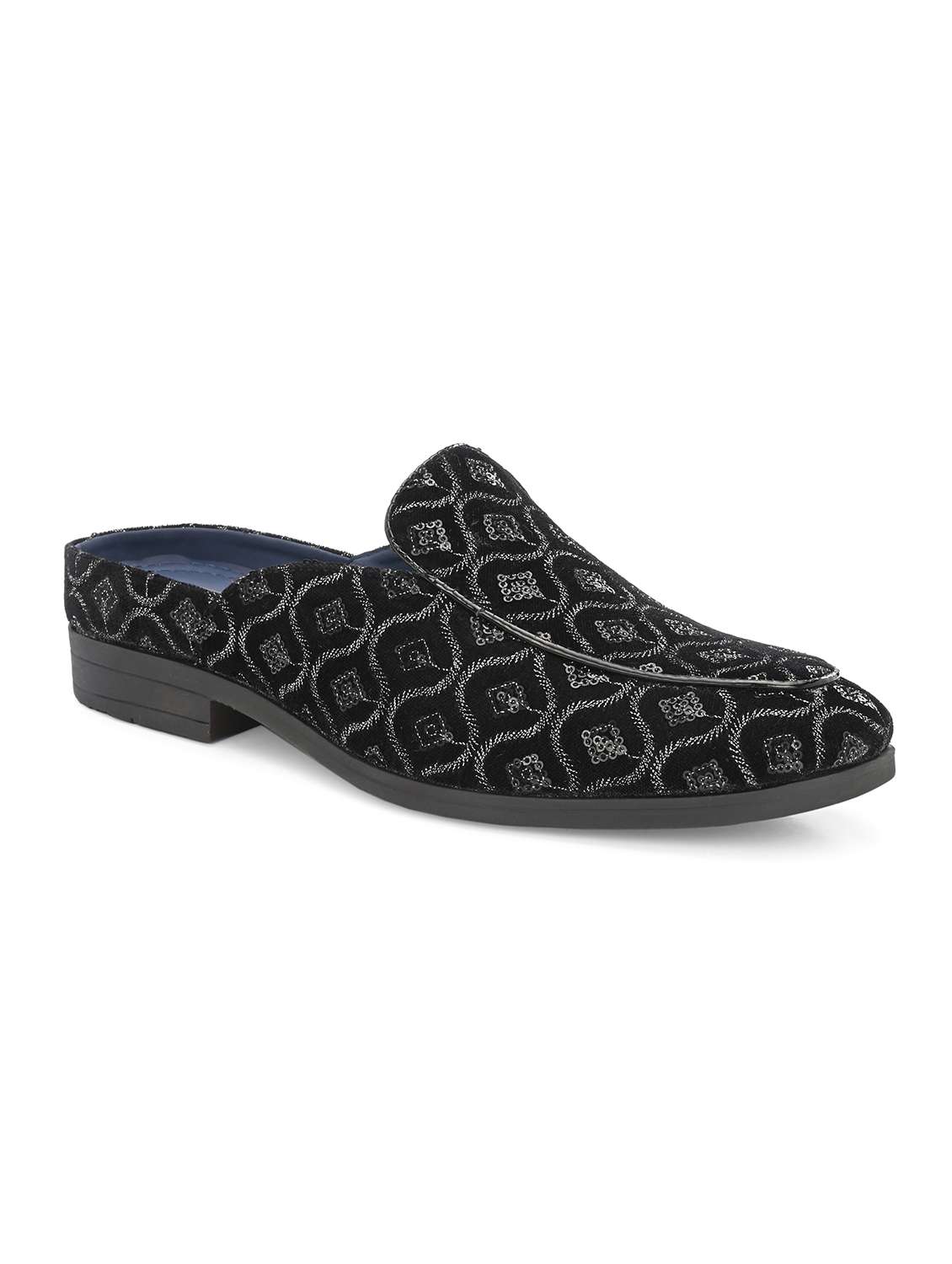 men black slip on mule - 22567815 -  Standard Image - 1