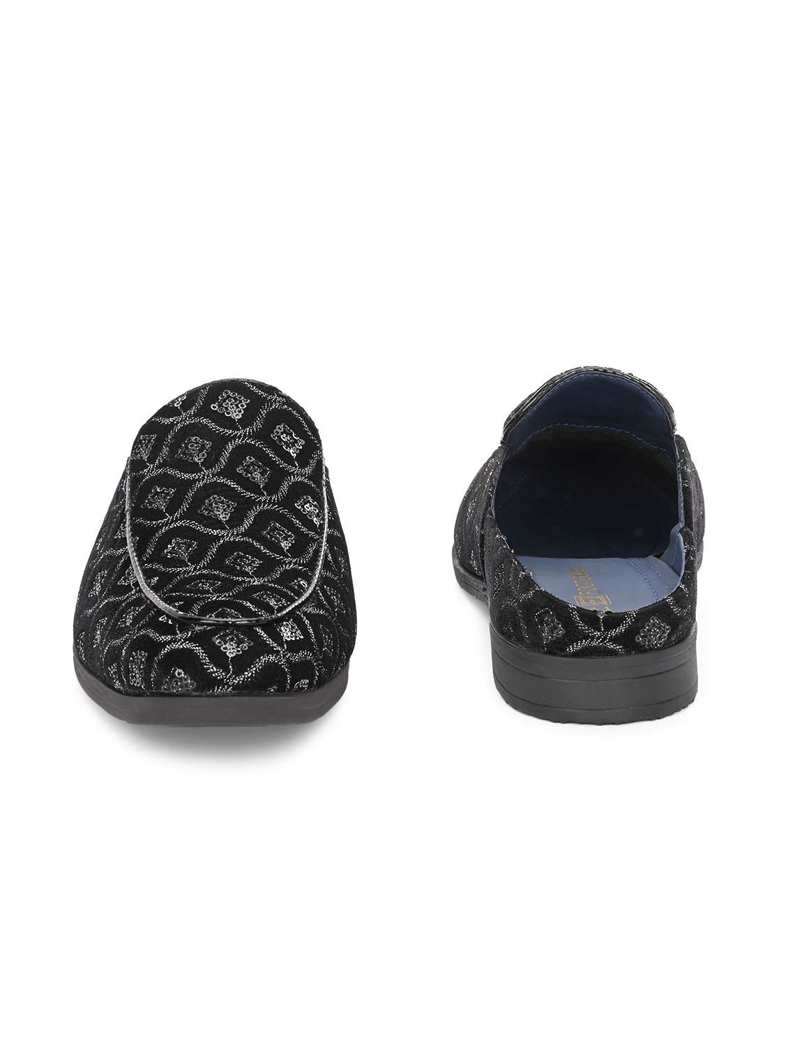 men black slip on mule - 22567815 -  Standard Image - 4