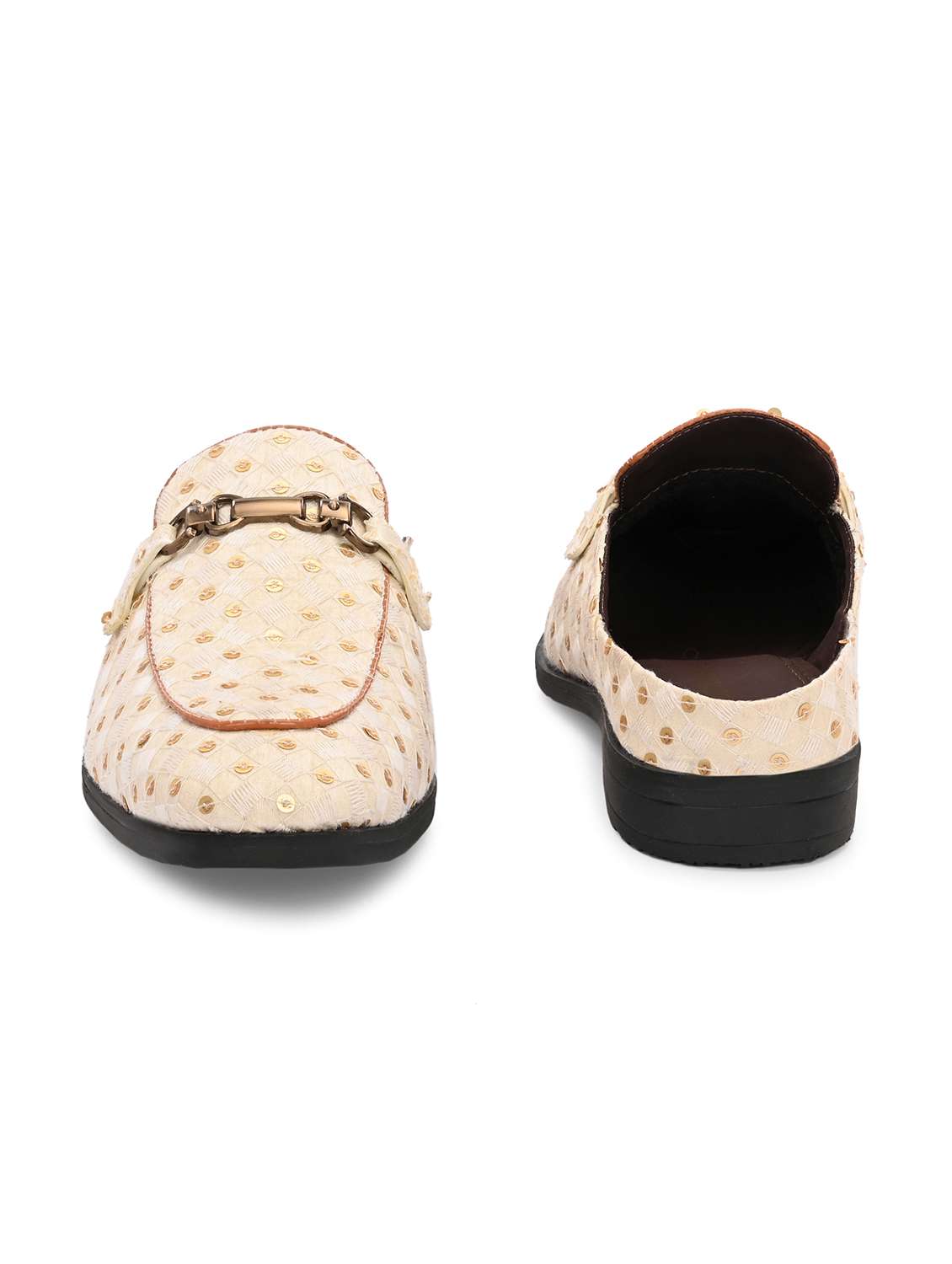 men beige slip on mule - 22567816 -  Standard Image - 4