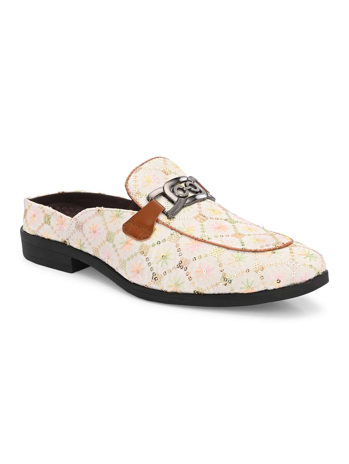 men white slip on mule - 22567817 -  Standard Image - 1