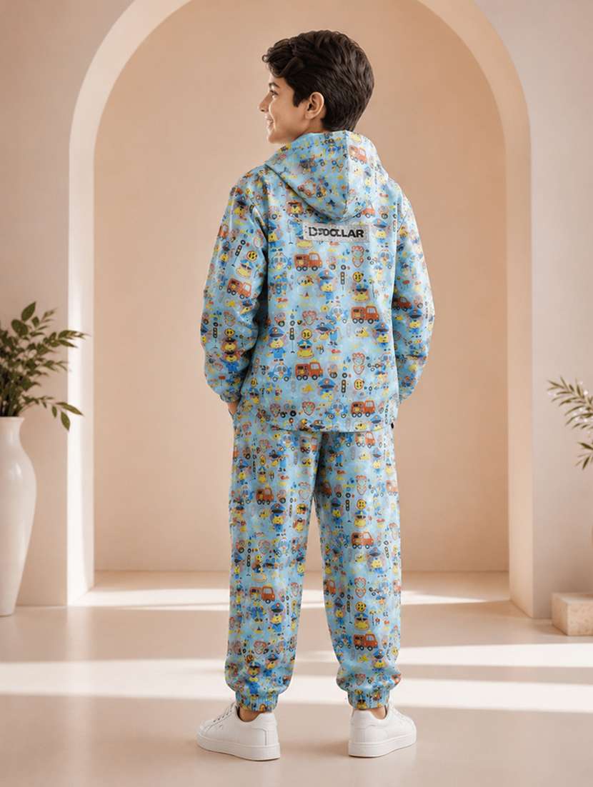 unisex printed long sleeves rain suit - 22567845 -  Standard Image - 4