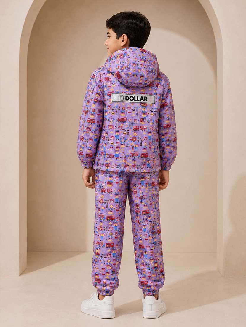 unisex printed long sleeves rain suit - 22567849 -  Standard Image - 4