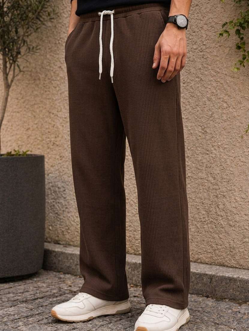 men self design mid rise relaxed fit track pant - 22568000 -  Standard Image - 1