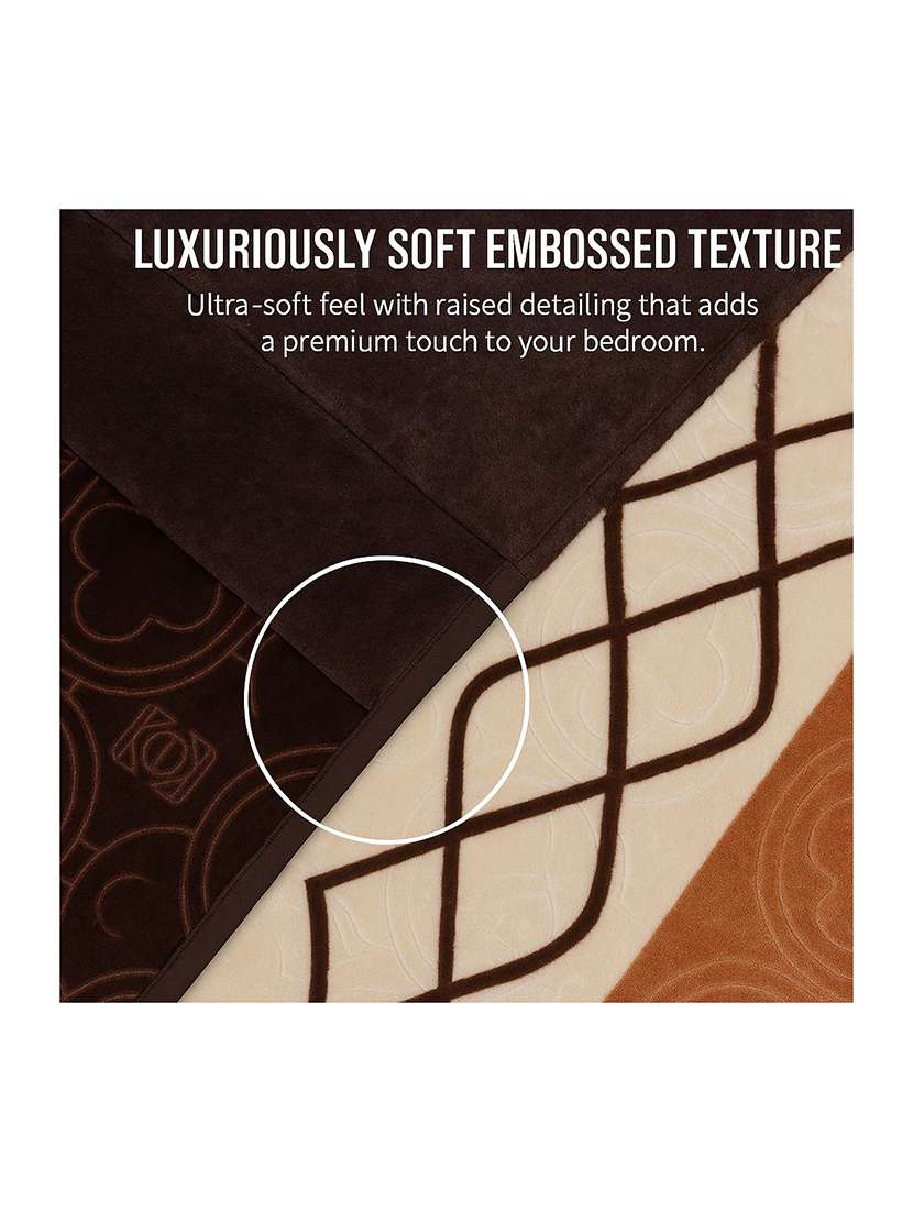 multi coloured printed winter blanket - 22568018 -  Standard Image - 4