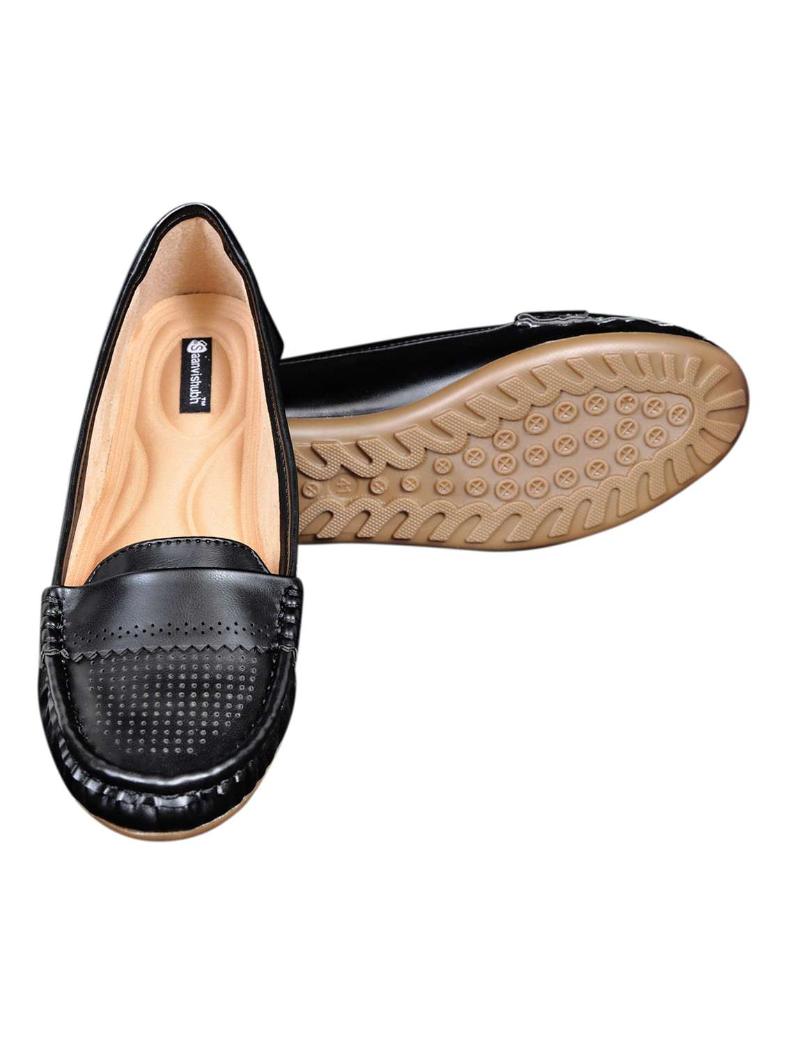 Women Cutwork Slip On Ballerina - 22568207 -  Standard Image - 1