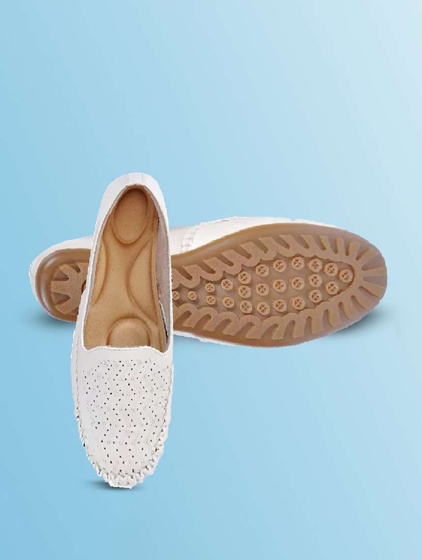 women textured slip on ballerina - 22568218 -  Standard Image - 4