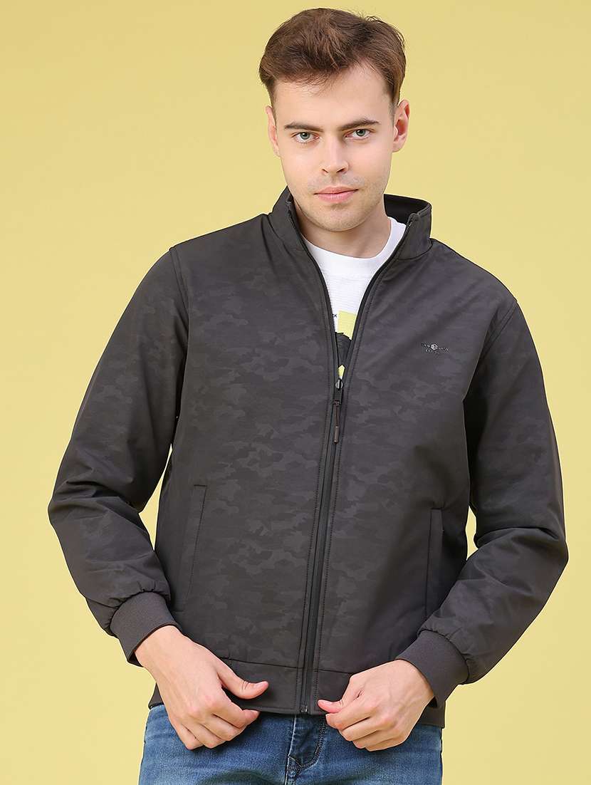 Men Camouflage Long Sleeve Lightweight Bomber Jacket - 22568654 -  Standard Image - 1