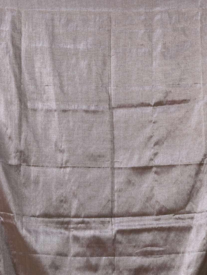 women solid handloom saree with blouse - 22569704 -  Standard Image - 1