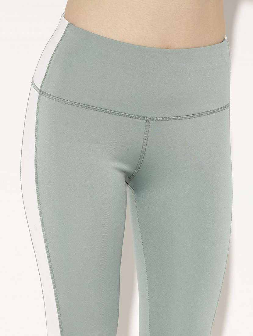 women side taped high rise leggings - 22570445 -  Standard Image - 1