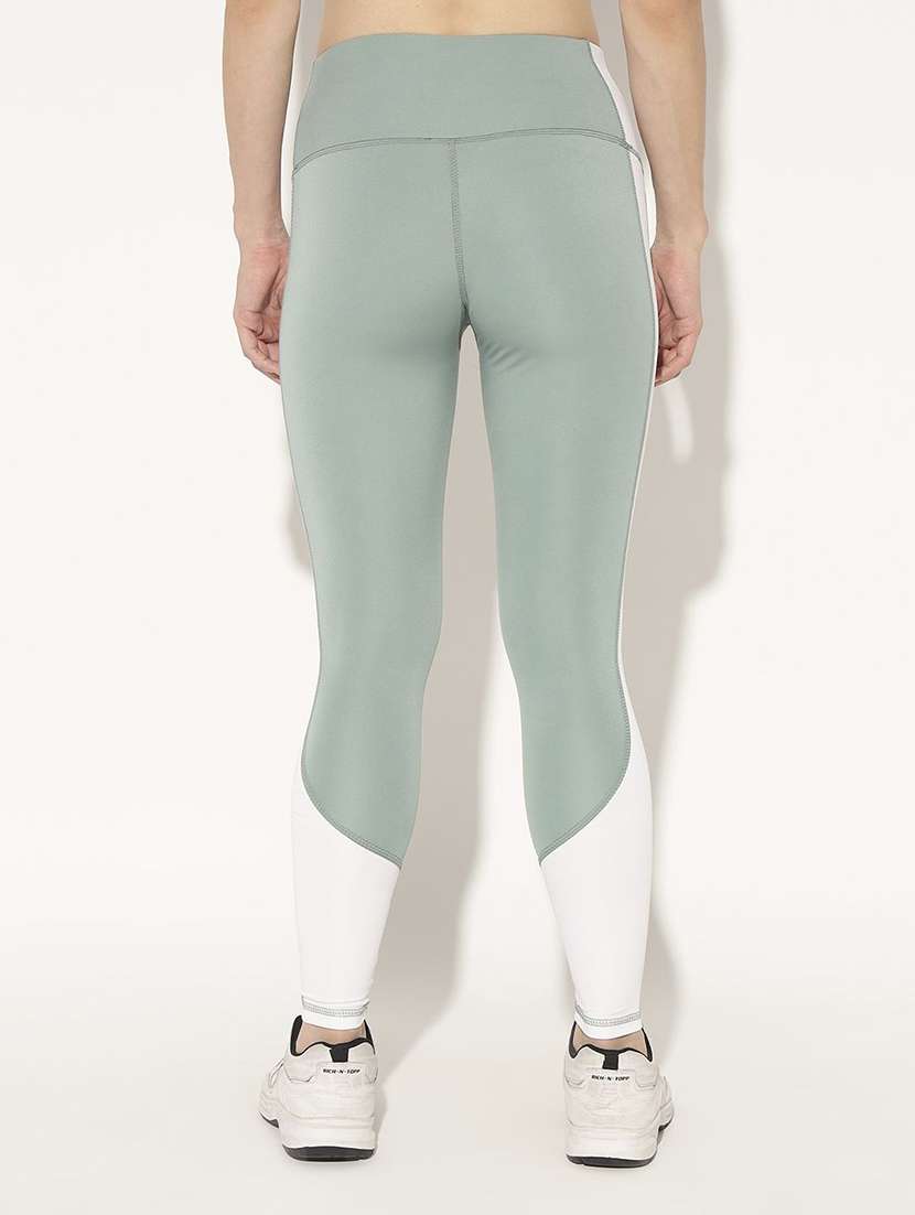 women side taped high rise leggings - 22570445 -  Standard Image - 4
