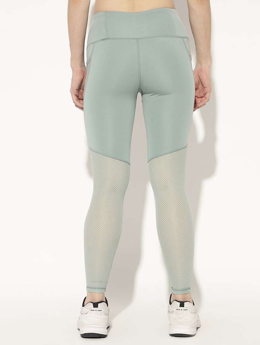 women self design high rise leggings - 22570446 -  Standard Image - 4