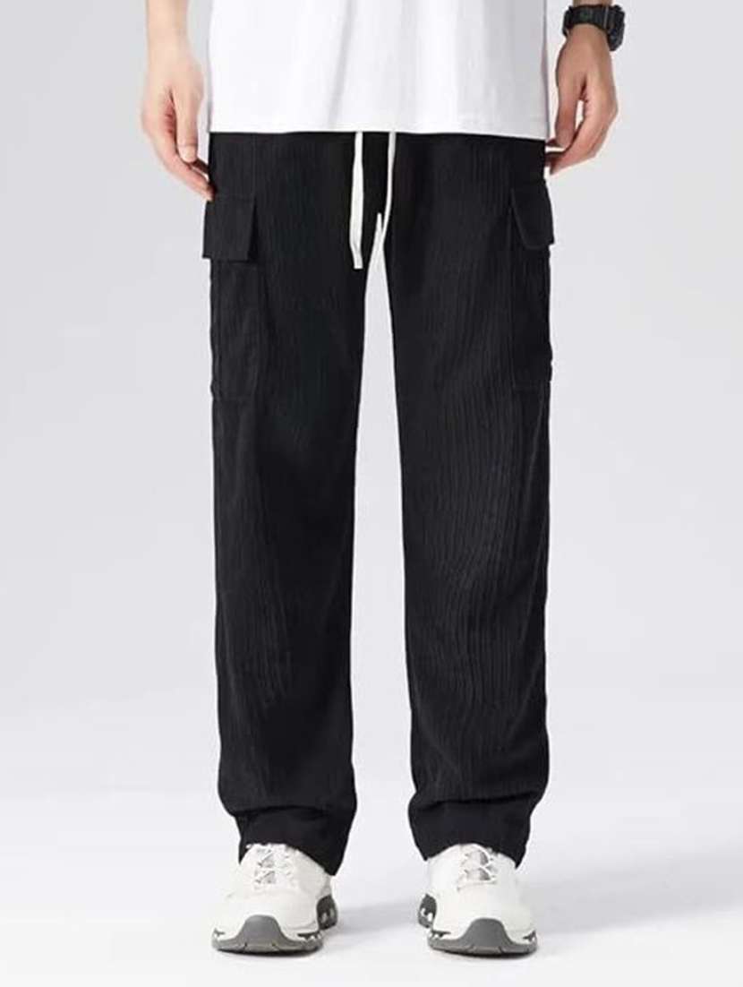 men textured mid rise relaxed fit cargo pant - 22570604 -  Standard Image - 1